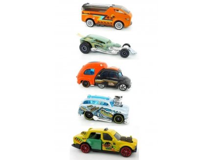 Pack de 5 v�hicules Hot Wheels : HW Getaways - Mattel - HTV46 - Set voitures miniatures