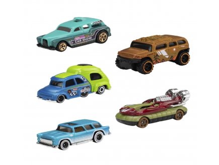 Pack de 5 v�hicules Hot Wheels : HW Getaways - Mattel - JBJ77 - Set voitures miniatures