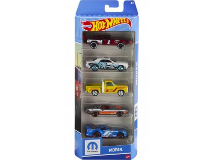 PACK DE 5 VEHICULES HOT WHEELS : MOPAR - MATTEL - HTV48 - SET VOITURES MINIATURES