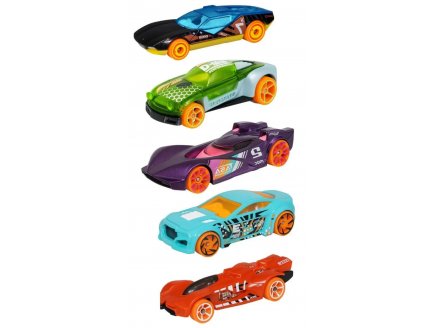 Pack de 5 véhicules Hot Wheels : Stunt Tracks - Mattel - JBJ81 - Set voitures miniatures