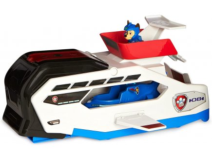 Pat patrouille aqua pups : controleur de baleines + un vehicule + figurine chien chase - vehicule - paw patrol - Spin master - 20139113