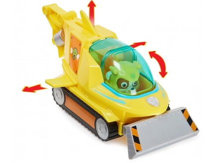 Pat patrouille aqua pups : ruben et son sous-marin requin-marteau - figurine chien - vehicule de luxe - paw patrol - Spin master - 20140366