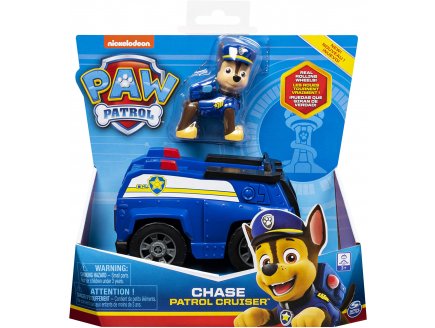 PAT PATROUILLE CHASE AVEC SON CAMION DE POLICE - FIGURINE CHIEN POLICIER - SPIN MASTER - 20114321