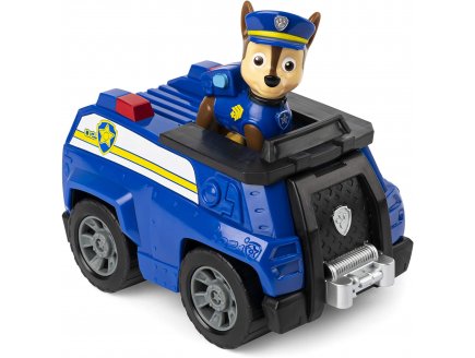 Pat patrouille chase avec son camion de police - figurine chien policier - Spin master - 20114321