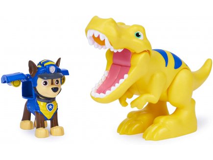 Pat patrouille dino rescue chase et son tyrannosaurus + dinosaure mystere - figurine chien - paw patrol - Spin master - 20126399