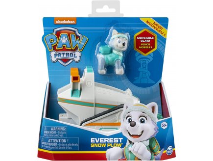 PAT PATROUILLE EVEREST ET SON CHASSE NEIGE - FIGURINE - PAW PATROL - SPIN MASTER - 20121010