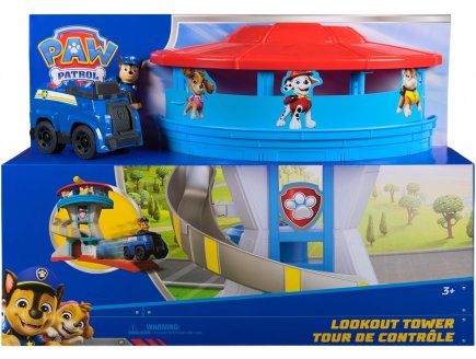 Pat Patrouille Grand Quartier Gnral + 1 vhicule - figurine - Paw Patrol tour de contrle - Spin master - 20153170