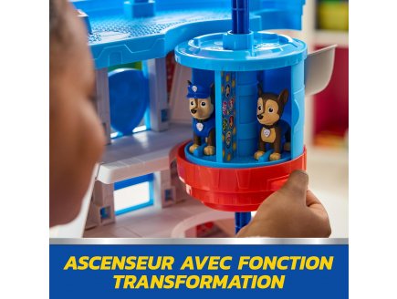 Pat Patrouille Grand Quartier Gnral + 1 vhicule - figurine - Paw Patrol tour de contrle - Spin master - 20153170