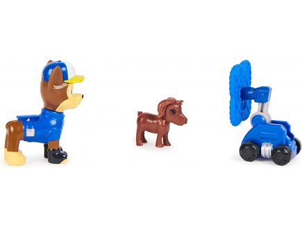 Pat patrouille hero pup - chase + drone de sauvetage a clipser +  animal + centre de commande - figurine chien - paw patrol - Spin master - 20139036