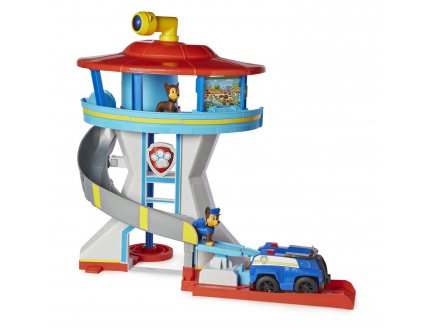 Pat Patrouille le Quartier Gnral + 1 vhicule - figurine - Tour de contrle - Spin master - 20139493