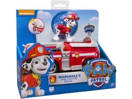 PAT PATROUILLE MARCUS AVEC CAMION DE POMPIER - FIGURINE CHIEN - PAW PATROL - SPIN MASTER - 20114322