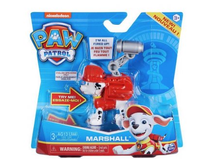 PAT PATROUILLE MARCUS AVEC SON ET SAC A DOS - FIGURINE CHIEN - PAW PATROL - SPIN MASTER - 20126394