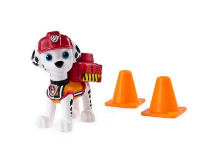 Pat patrouille marcus ultimate rescue construction - figurine chien - paw patrol - Spin master - 20106593