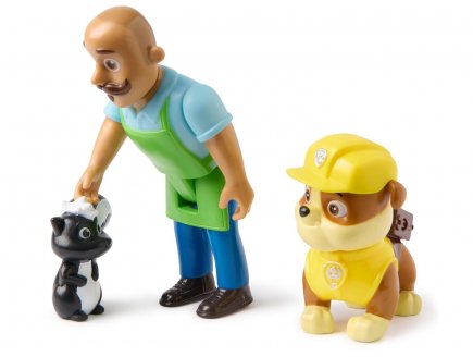Pat Patrouille Mr Porter avec mouffette et chien Ruben - 3 figurines - Chien - Paw Patrol - Spin Master - 20152005