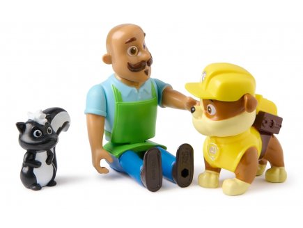 Pat Patrouille Mr Porter avec mouffette et chien Ruben - 3 figurines - Chien - Paw Patrol - Spin Master - 20152005