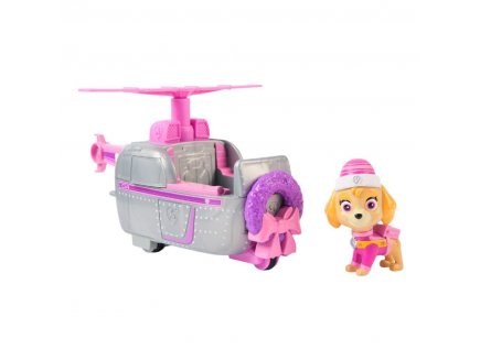 Pat Patrouille Nol Chienne Stella avec son Hlicoptre - Figurine chien - Spin master - 20153733