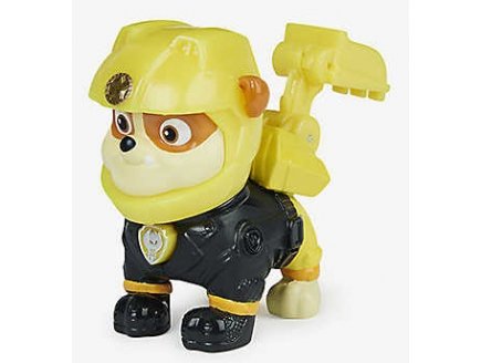 Pat patrouille ruben avec sac a dos et badge - figurine chien - paw patrol moto pups - Spin master - 20130055