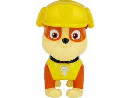Pat patrouille ruben avec son et sac a dos transportable - figurine chien - paw patrol the movie - Spin master - 20130483