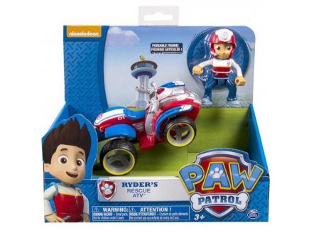 PAT PATROUILLE RYDER AVEC SON QUAD - FIGURINE - PAW PATROL - SPIN MASTER - 20127846