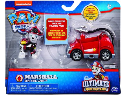 PAT PATROUILLE ULTIMATE MARCUS ET SON CAMION DE POMPIER - FIGURINE CHIEN - PAW PATROL - SPIN MASTER - 20101480