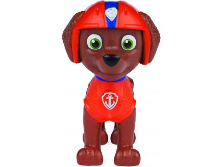 Pat patrouille zuma avec son et sac a dos transportable - figurine chien - paw patrol the movie - Spin master - 20130319