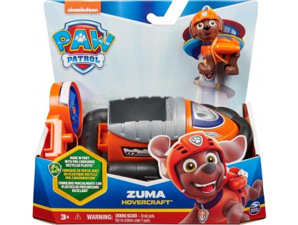 PAT PATROUILLE ZUMA AVEC SON HOVERCRAFT - FIGURINE CHIEN - PAW PATROL - SPIN MASTER