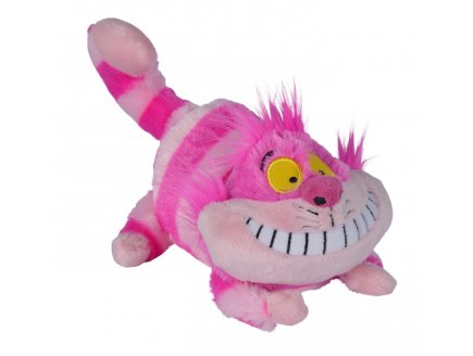 PELUCHE ALICE AU PAYS DES MERVEILLES : CHAT DU CHESHIRE 23 CM - PELUCHE LICENCE DISNEY