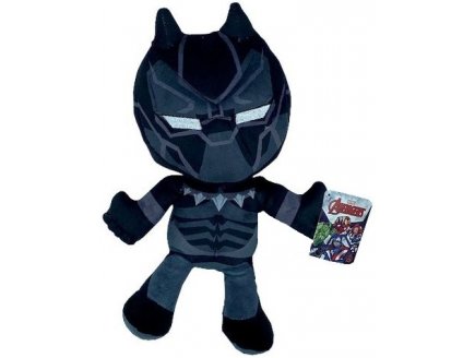 Peluche Avengers : Black Panther 33 cm - Marvel - Personnage DC - Doudou noire licence