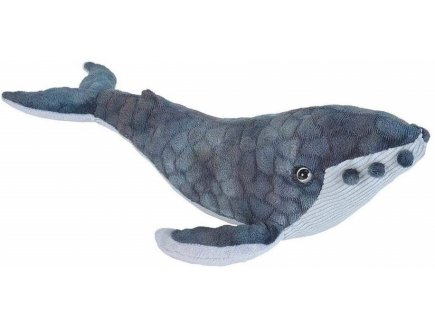 PELUCHE BALEINE A BOSSE 50 CM - CUDDLEKINS - WILD REPUBLIC - 22472