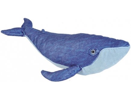 PELUCHE BALEINE BLEUE 50 CM - CUDDLEKINS - WILD REPUBLIC - 21457