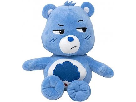 PELUCHE BISOUNOURS BLEU - TOURONCHON 44 CM - DOUDOU LICENCE