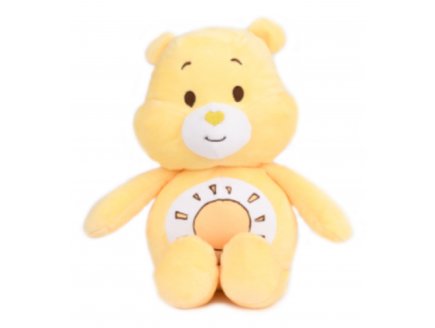 Peluche Bisounours jaune - Toutaquin 32 cm avec soleil - Doudou licence