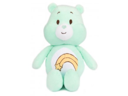 Peluche Bisounours vert - Touchanceux 32 cm - Doudou licence