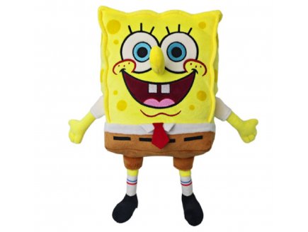 Peluche Bob L'�ponge 23 cm - Grand Doudou licence Bob L'�ponge