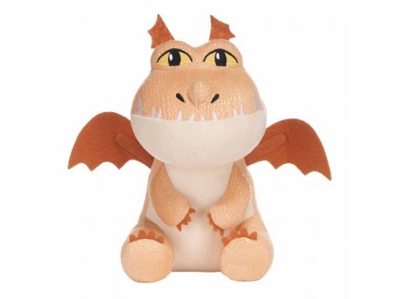 Peluche Bouledogre dragon brun 23 cm - Peluche licence Dragons