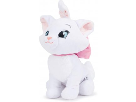 Peluche Chat Blanc Marie 40 cm Les Aristochats - Doudou Disney enfant