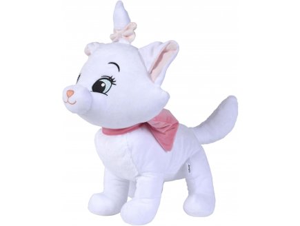 Peluche chat blanc Marie 48 cm Les Aristochats - Doudou Disney enfant