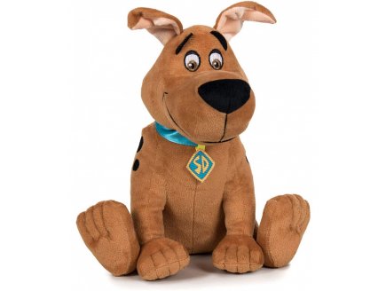 PELUCHE CHIEN ASSIS SCOOBY-DOO 30 CM - PELUCHE LICENCE