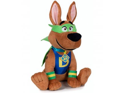 PELUCHE CHIEN ASSIS SCOOBY-DOO SUPER HERO 35 CM - PELUCHE LICENCE