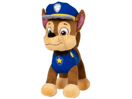 PELUCHE CHIEN CHASE 37 CM - PAT' PATROUILLE - PELUCHE LICENCE PAW PATROL