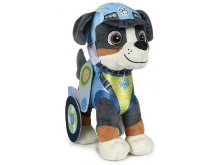 Peluche chien Rex 30 cm - Pat' Patrouille Dino Rescue - Doudou Licence Paw Patrol