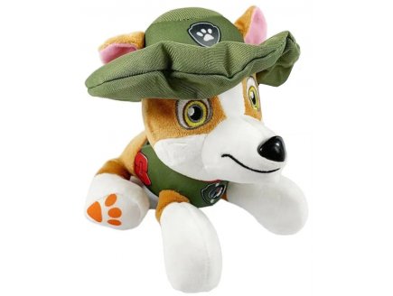 Peluche chien Tracker 21 cm - Pat' Patrouille - Spin Master - Doudou Licence