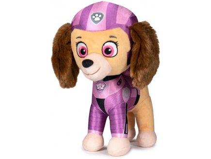 PELUCHE CHIENNE STELLA 28 CM - PAT' PATROUILLE LE FILM - PELUCHE LICENCE PAW PATROL THE MOVIE