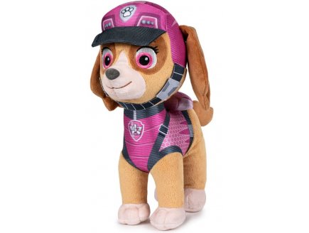 PELUCHE CHIENNE STELLA 29 CM - PAT' PATROUILLE DINO RESCUE - PELUCHE LICENCE PAW PATROL