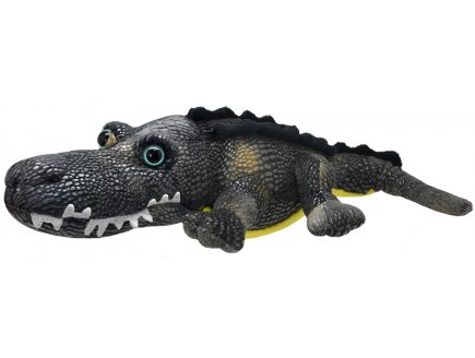 PELUCHE CROCODILE BRUN 35 CM - WILD PLANET - K7964