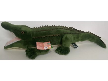 PELUCHE CROCODILE VERT 65 CM - GRANDE PELUCHE ALLIGATOR 