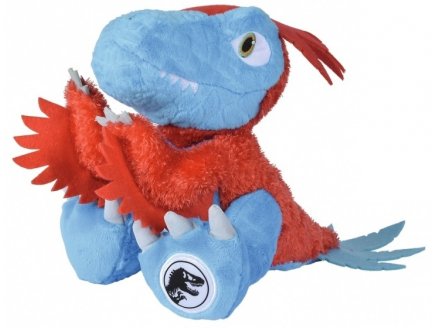 Peluche dinosaure a plumes 28 cm - dino jurassic world - peluche licence