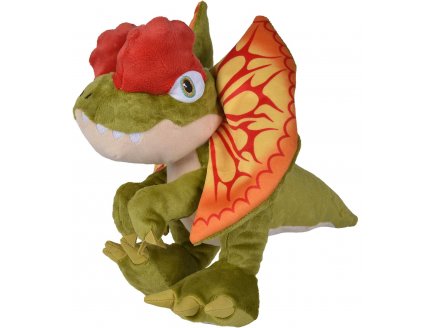 PELUCHE DINOSAURE DILOPHOSAURUS 27 CM - DINO JURASSIC WORLD - PELUCHE LICENCE