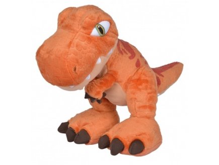 PELUCHE DINOSAURE T-REX BRUN 26 CM - JURASSIC WORLD - DINO TYRANNOSAURE - PELUCHE LICENCE