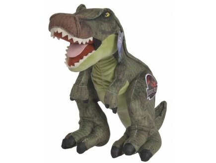 PELUCHE DINOSAURE T-REX VERT 40 CM - JURASSIC PARK - DINO TYRANNOSAURE - PELUCHE LICENCE